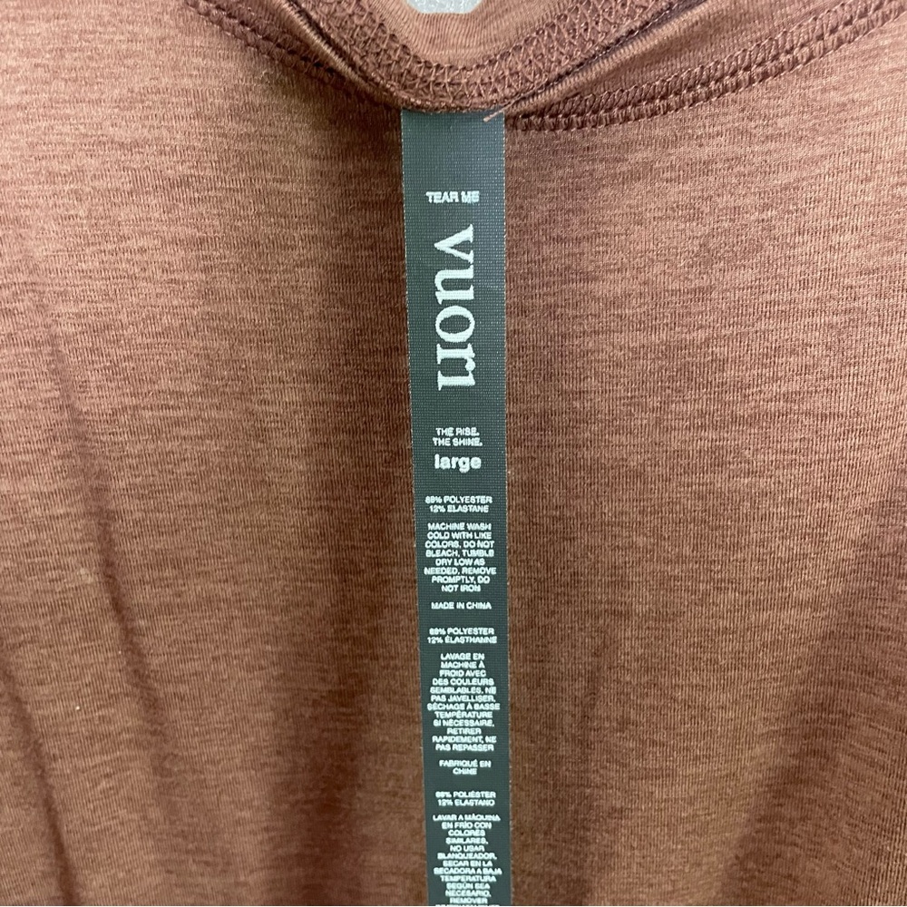 Vuori | Like New Lux Harem Jumpsuit in Terracotta Heather, Size Large - Picture 2 of 8